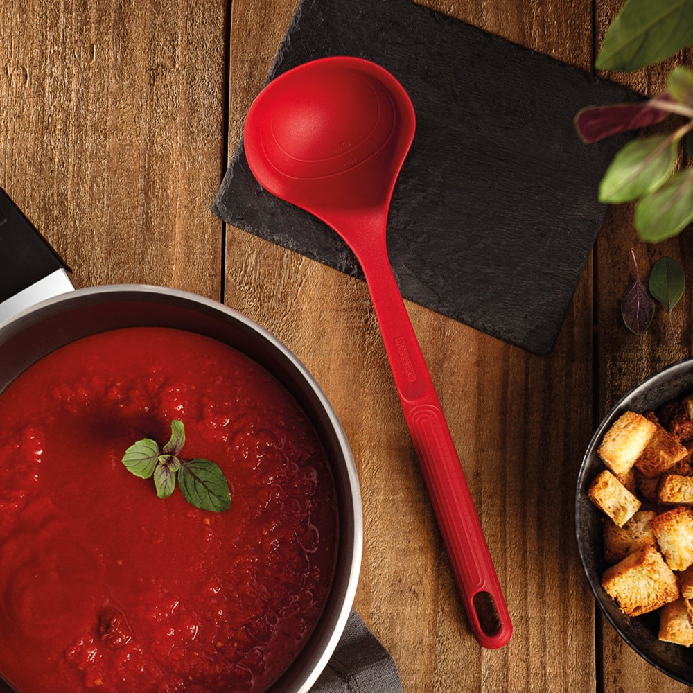 Tramontina Soffta Measure & Serving Ladle Red