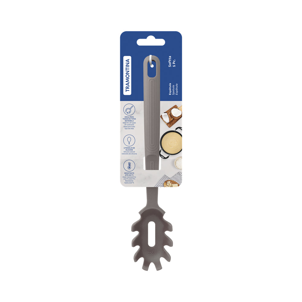 Tramontina Soffta Pasta Spoon Grey