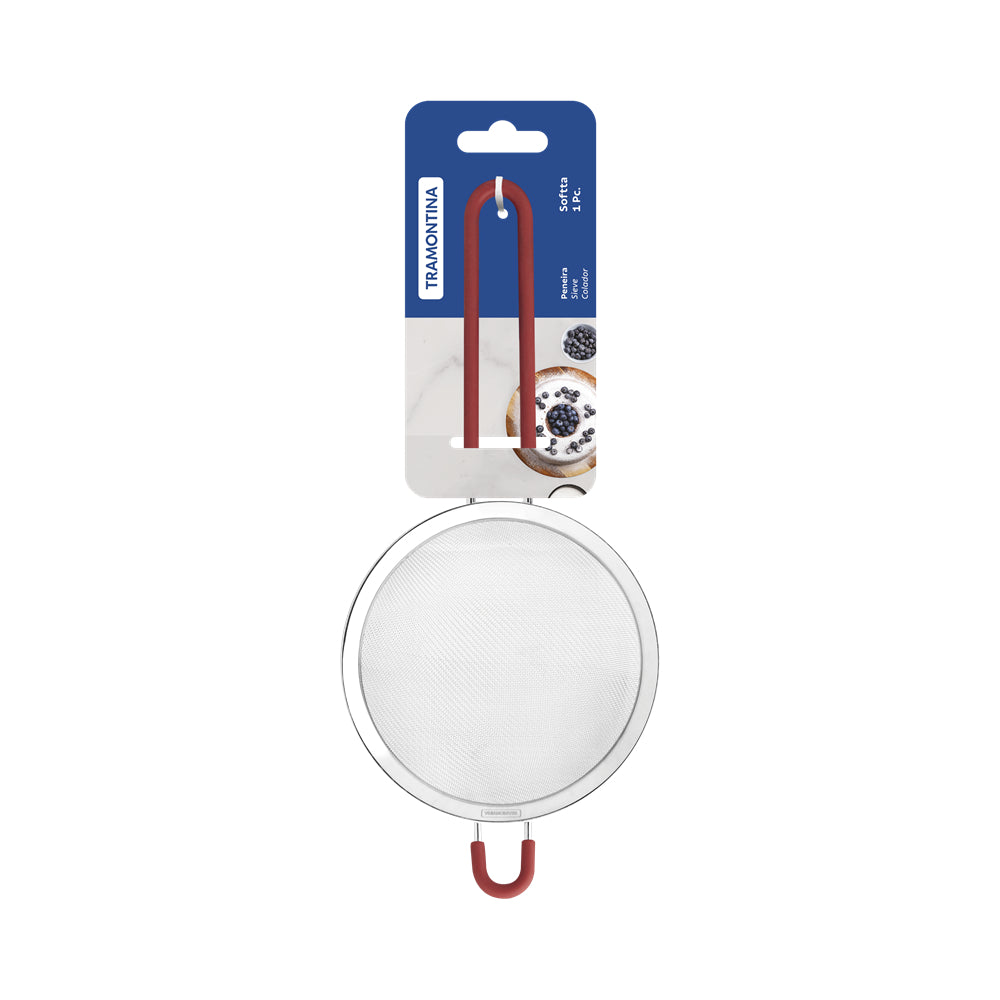 Tramontina Soffta Strainer 12cm Red