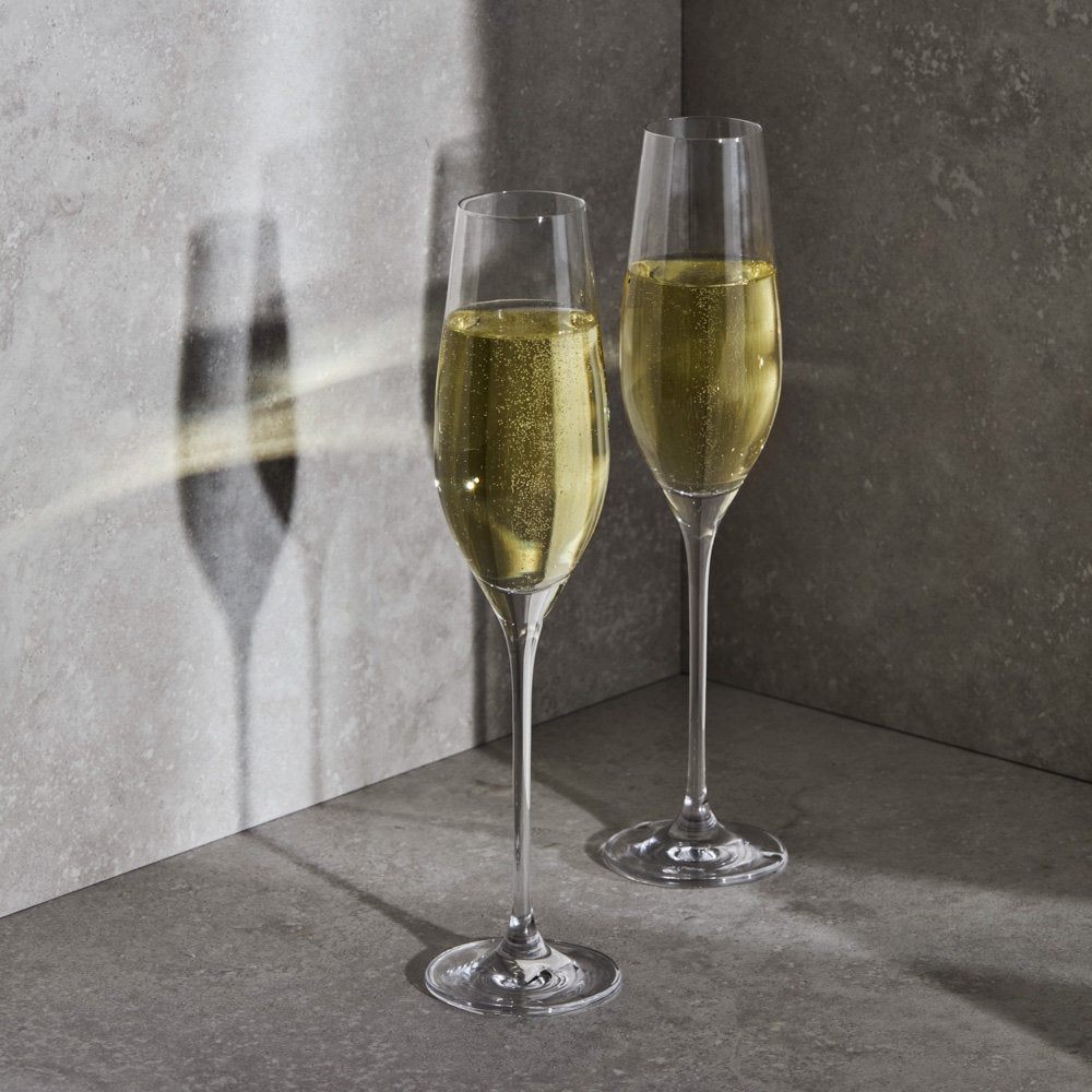 Salt & Pepper Cuvee Champagne Flutes 210mL - Set of 6