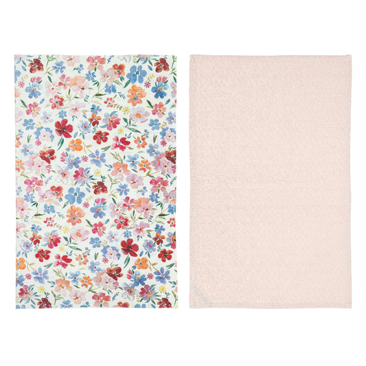 Ladelle Camille Set Of 2 Kitchen Towels