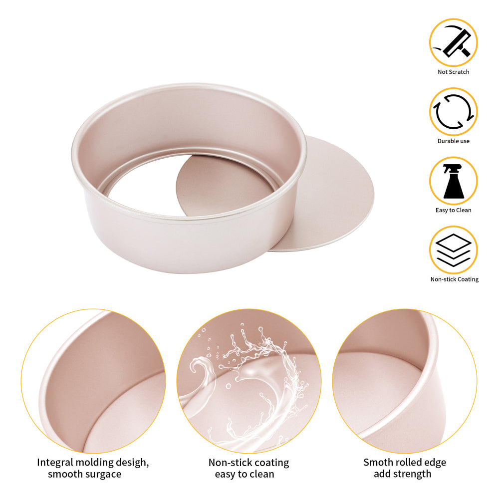 Chefmade Round Cake Pan with Loose Base 22cm