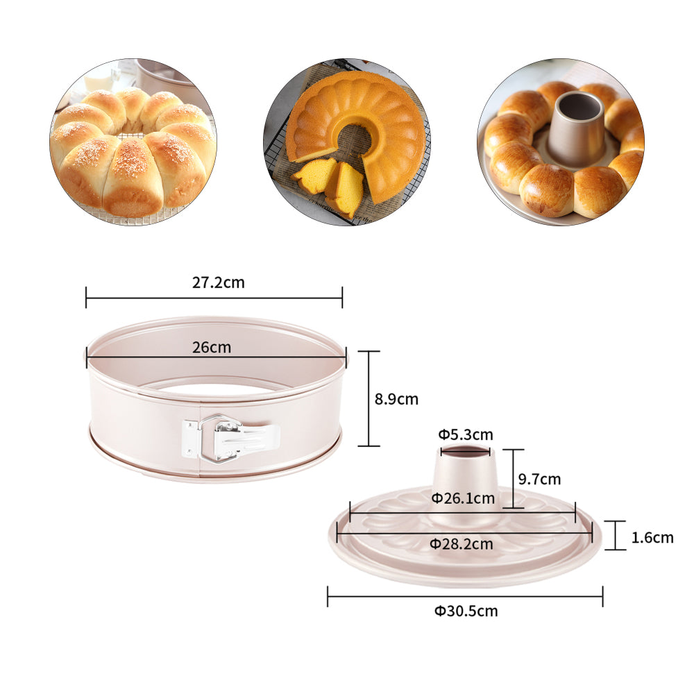 Chefmade Springform Cake Pan With 2 Bases 27cm