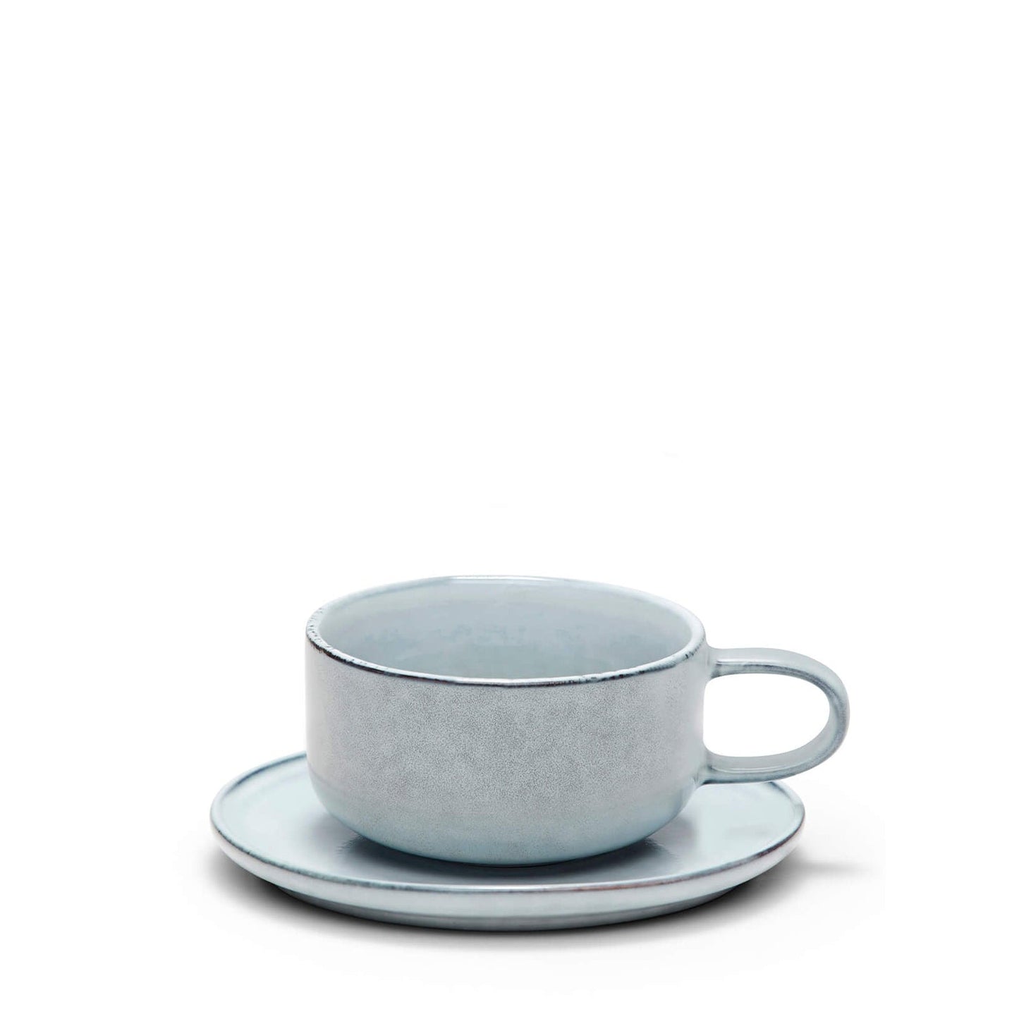 Salt & Pepper Relic Tea Cup & Saucer 260mL