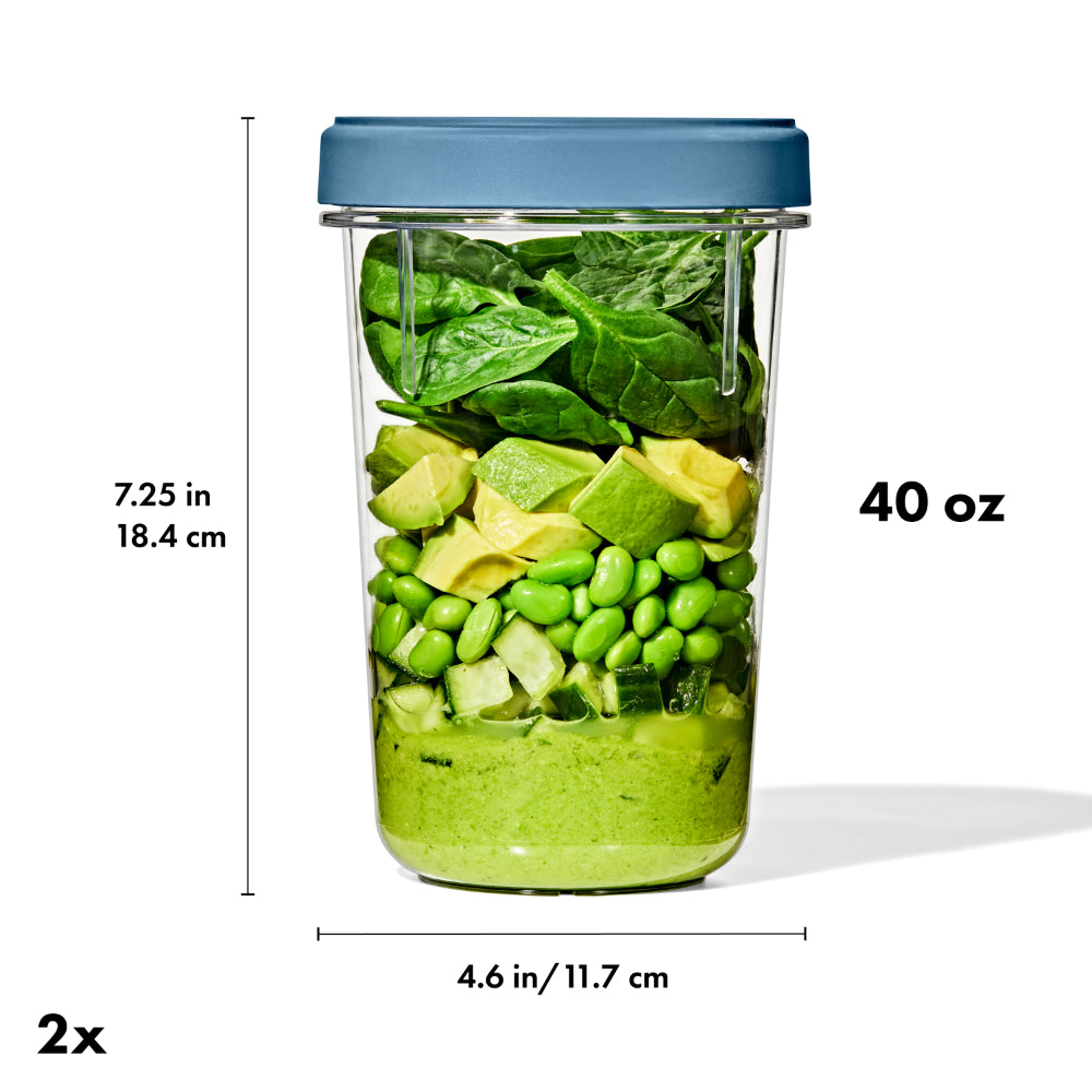 OXO Twist and Stack Container 2 Pack 1.2L