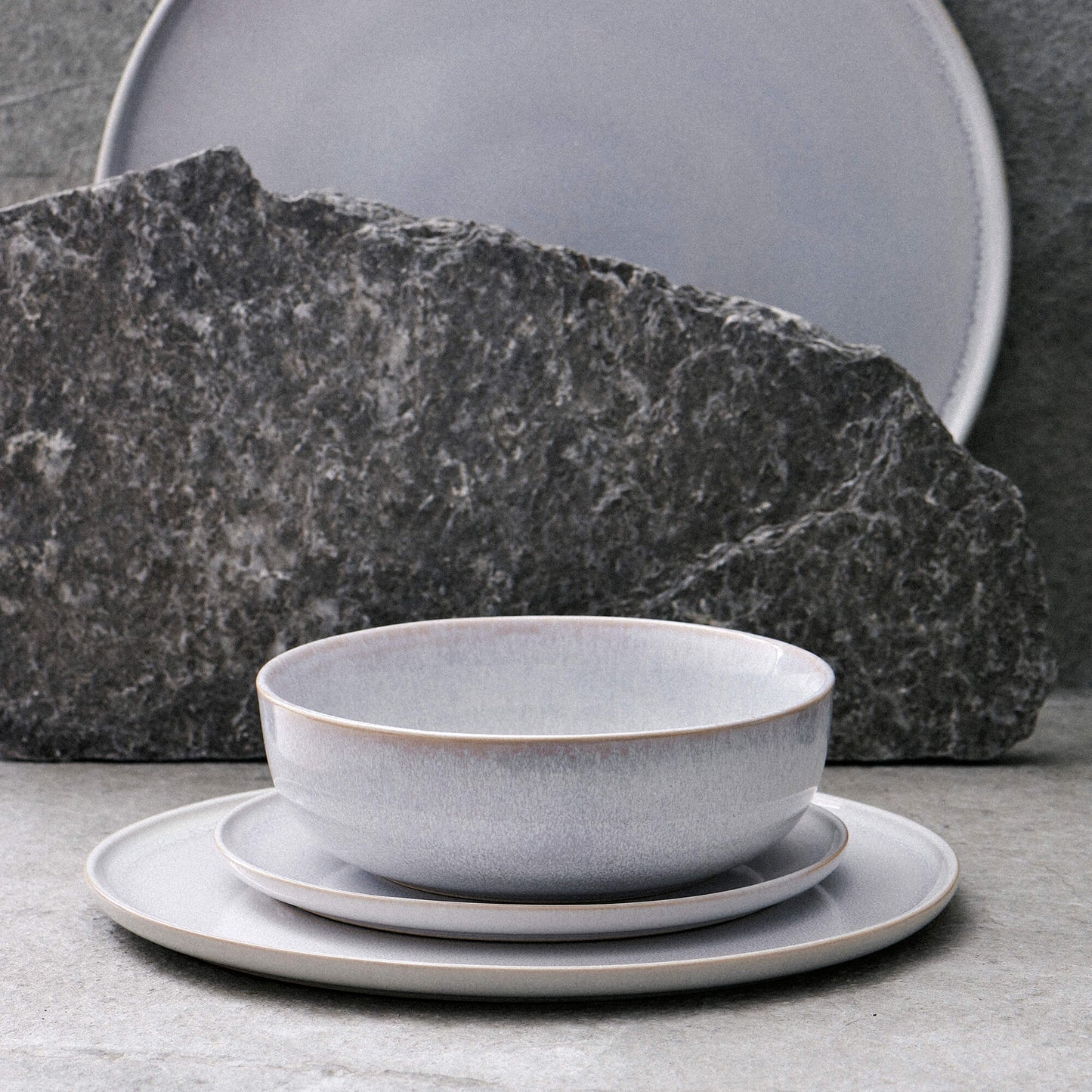 Salt & Pepper Relic Side Plates 20cm - Set of 6