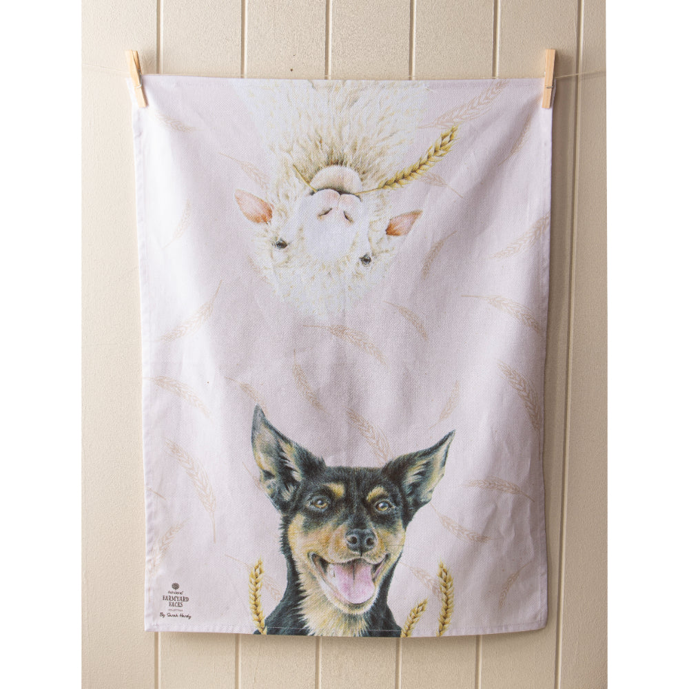 Ashdene Farmyard Faces Set Of 2 Kitchen Towels