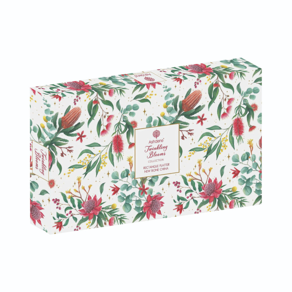 Ashdene Twinkling Blooms Rectangle Platter