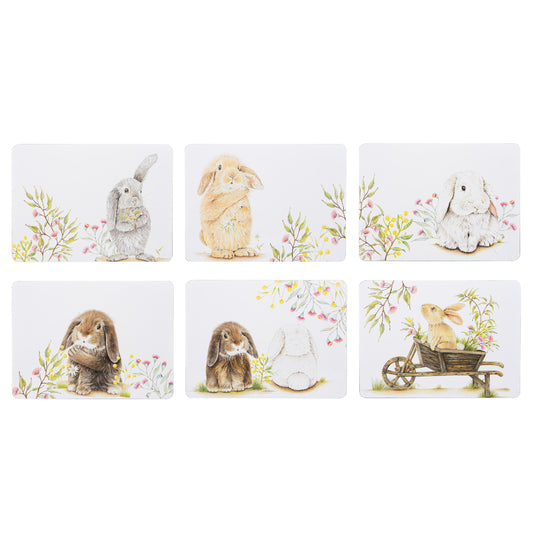 Ashdene Bunny Tales Set of 6 Placemats