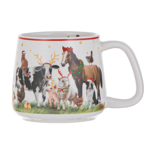 Ashdene Christmas At The Farm Gift Giving Mug