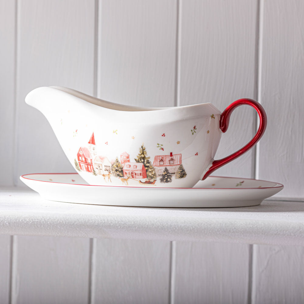 Ashdene Hollybrook Gravy Boat & Saucer Set