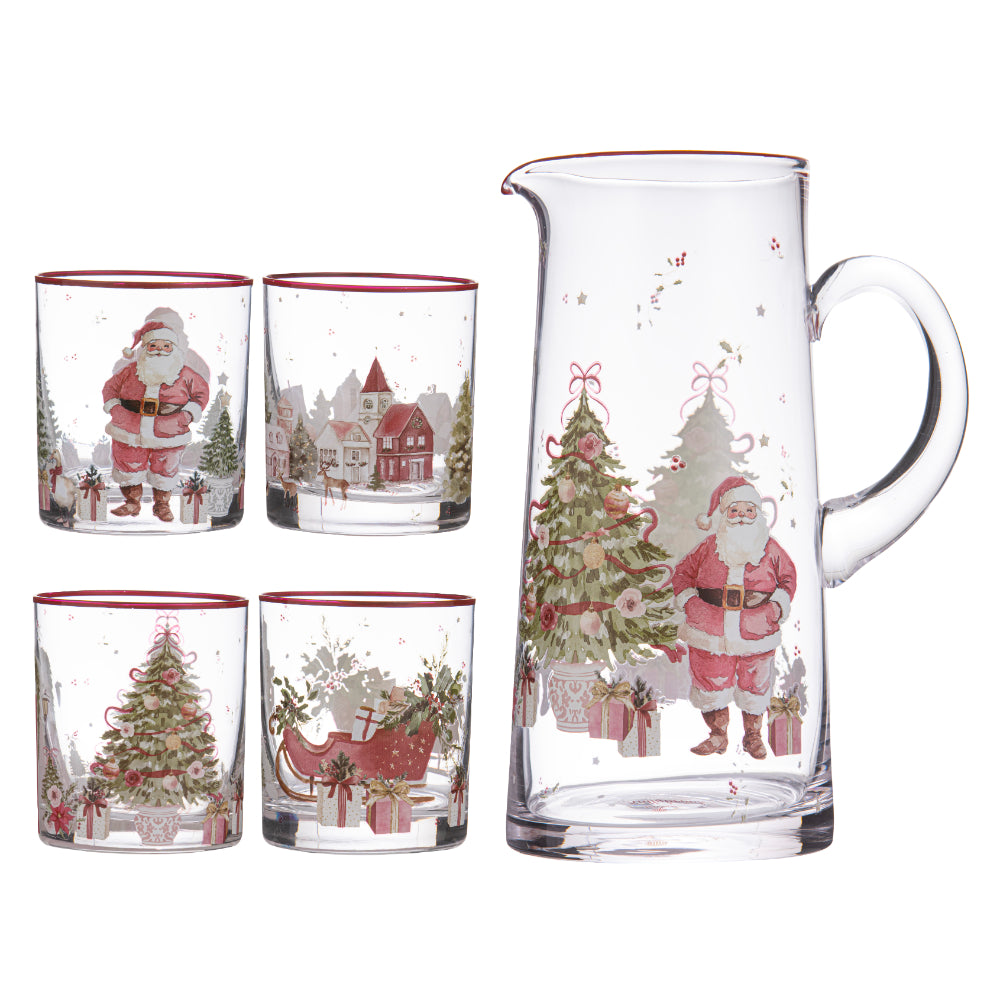 Ashdene Hollybrook Crystal Jug & Tumbler Set