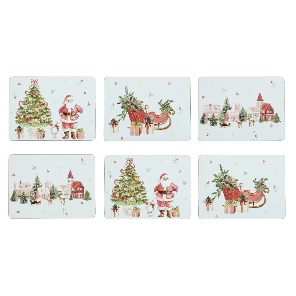 Ashdene Hollybrook Set Of 6 Placemats