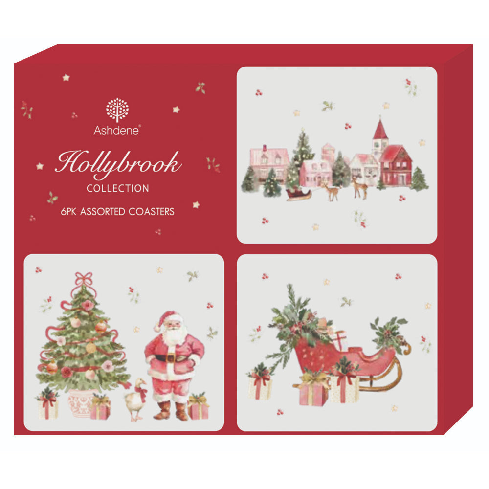 Ashdene Hollybrook Set Of 6 Coasters