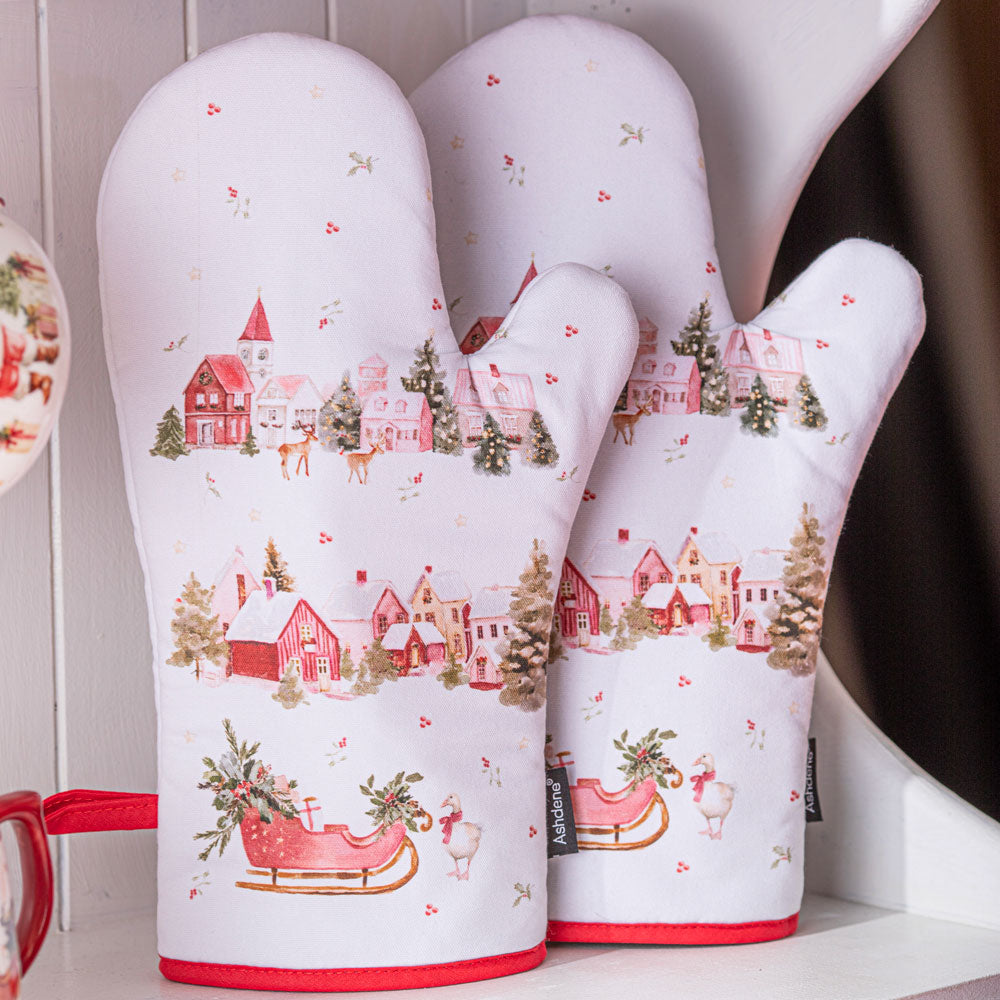 Ashdene Hollybrook Set Of 2 Oven Mitts