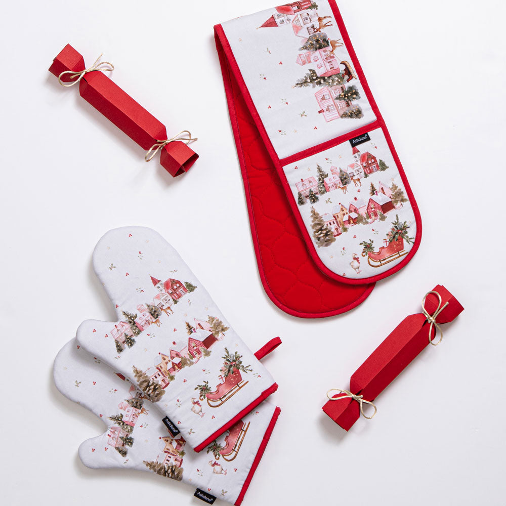Ashdene Hollybrook Set Of 2 Oven Mitts