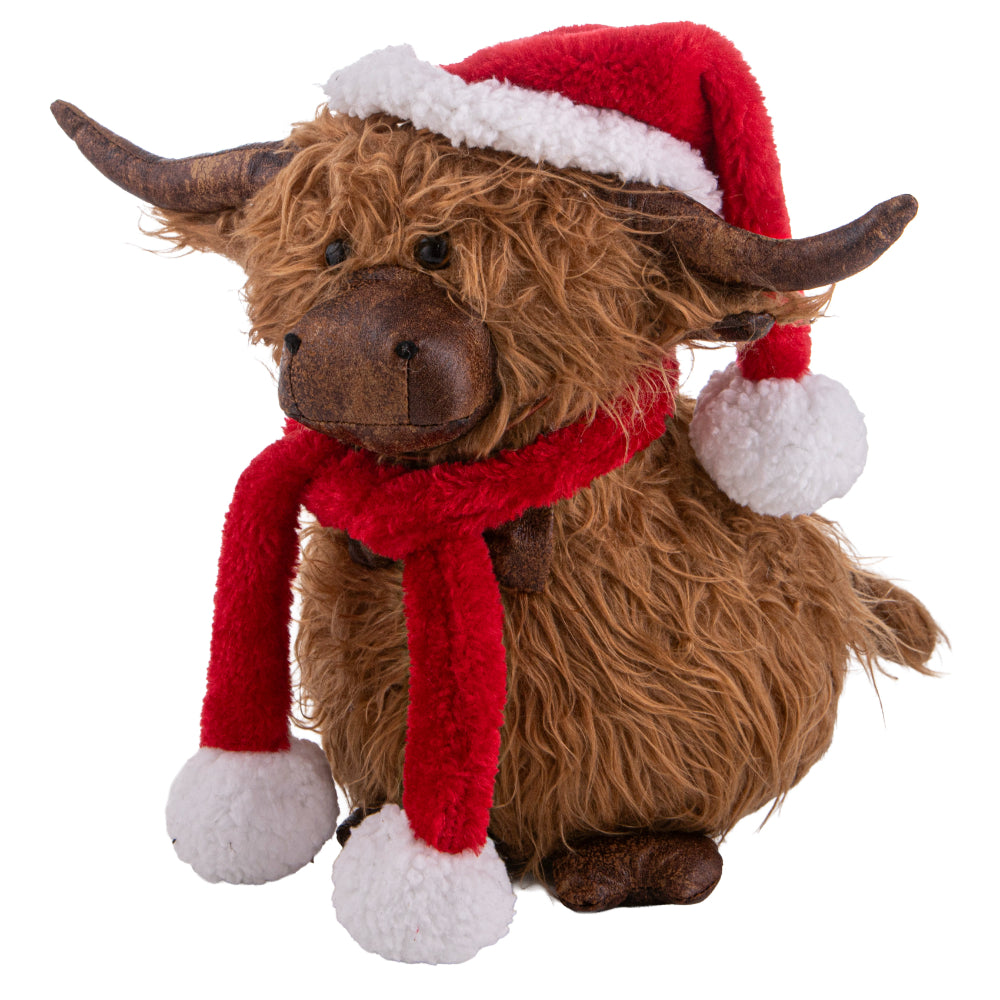 Ashdene Novelty Christmas Cow Door Stop