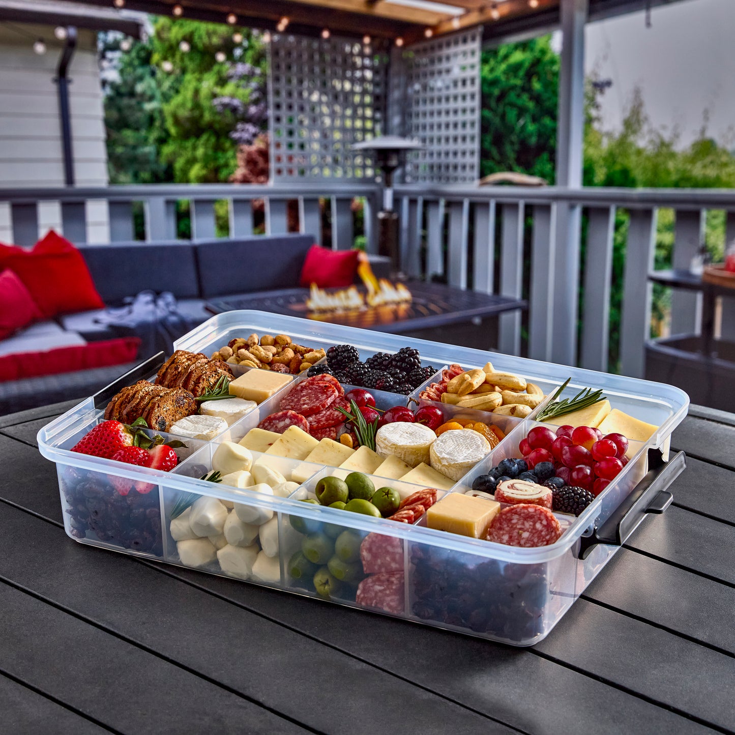 Farberware Snacklebox Bamboo Board & Box 30x41cm