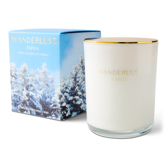 Salt & Pepper Wanderlust Candle with Lid 425g