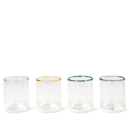 Salt & Pepper Brew Double Wall Latte Glasses 260mL - Set of 4