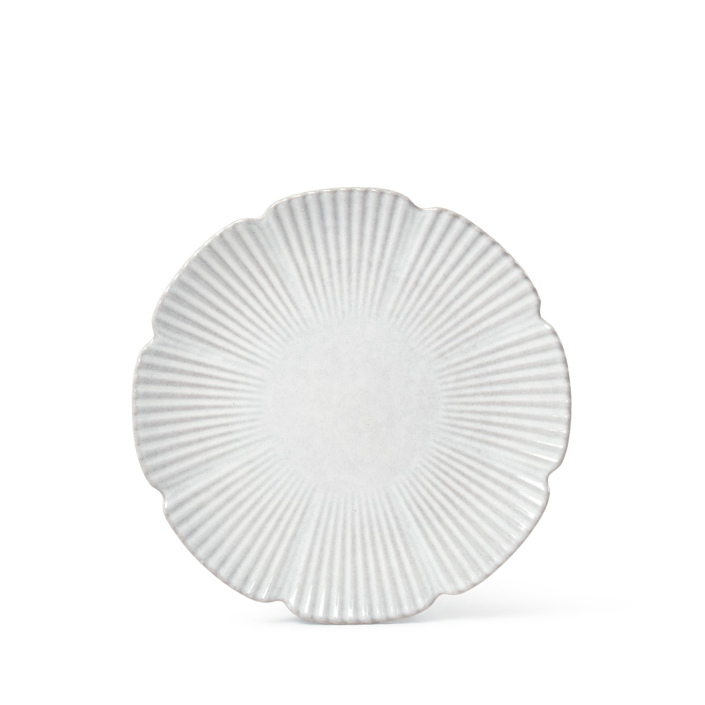 Salt & Pepper Hostess Flower Plate 20cm - Set of 6
