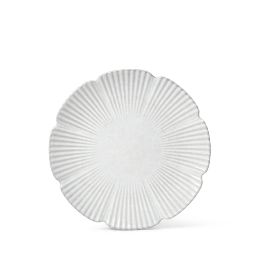 Salt & Pepper Hostess Flower Plate 20cm - Set of 6