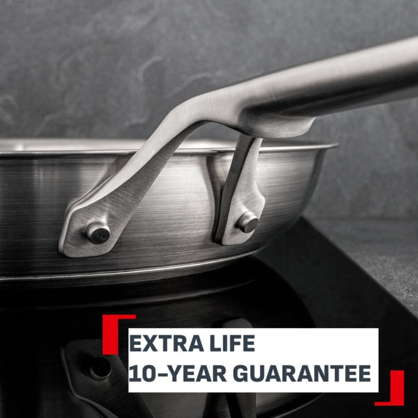 Tefal Emotion+ Induction Stainless Steel Frypan 24cm