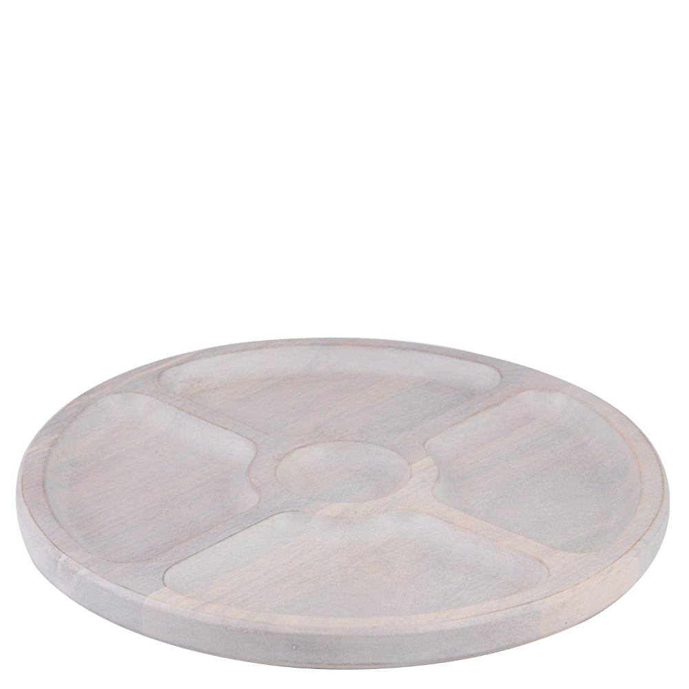 Ladelle Hampton Round Sectional Platter