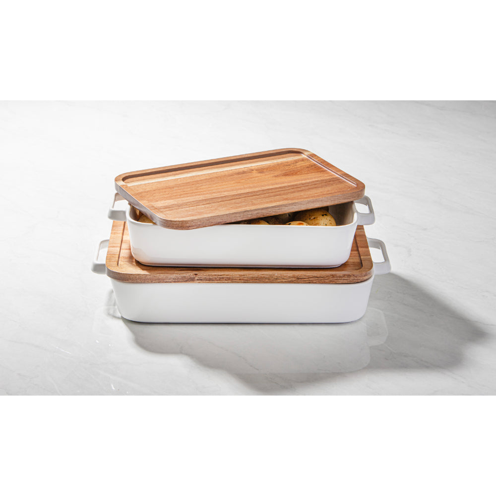 Ladelle Alto Oven To Table Large Baking Dish With Lid