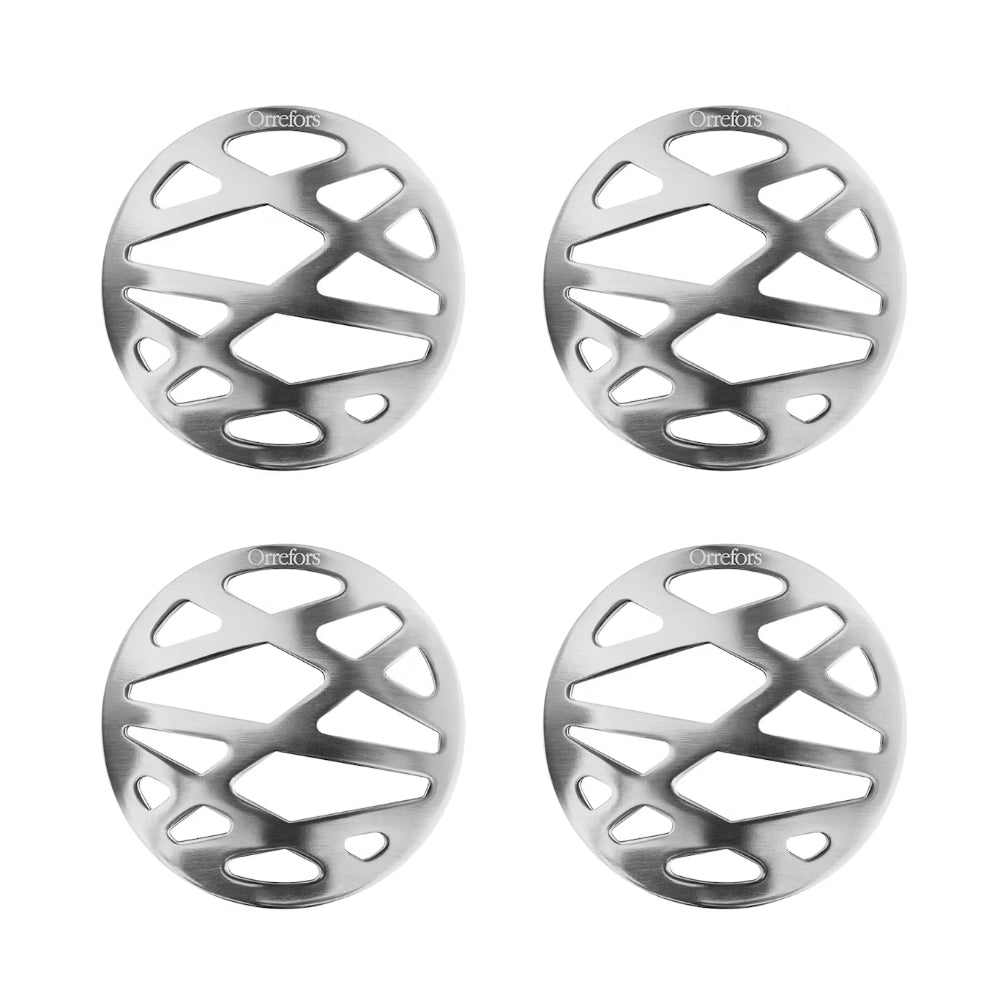 Orrefors City Set Of 4 Coasters