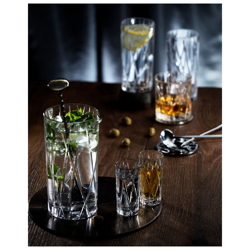 Orrefors Set Of 2 City Shot Glasses 50ml