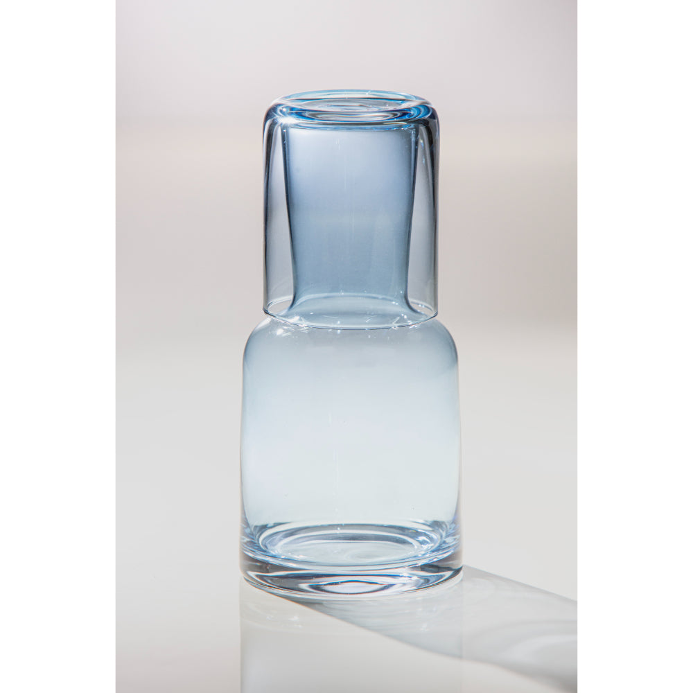 Ladelle Mossman Blue Carafe & Glass Set