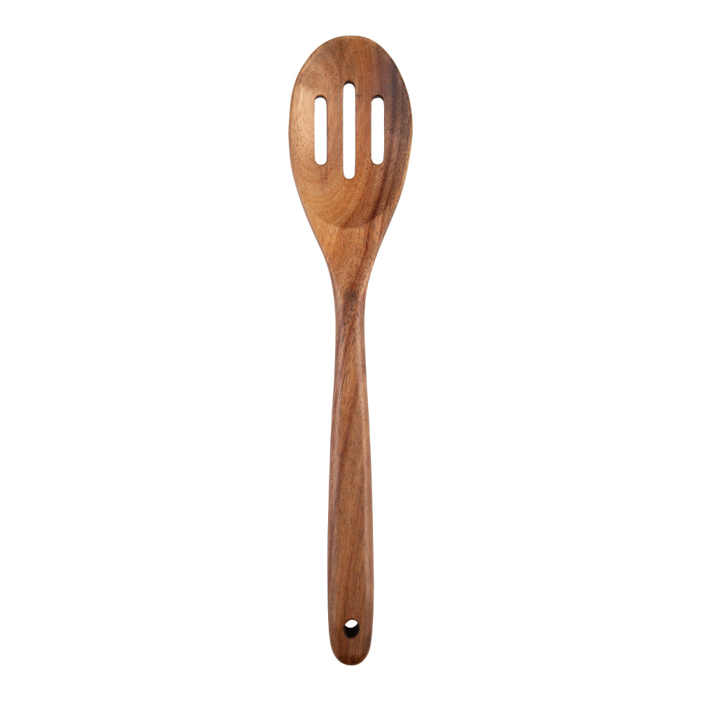 Alfresco Lane Acacia Wood Slotted Spoon 33cm