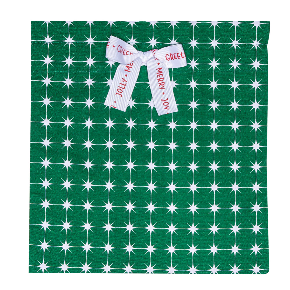 Ladelle Jingle Set Of 3 Reusable Gift Bags