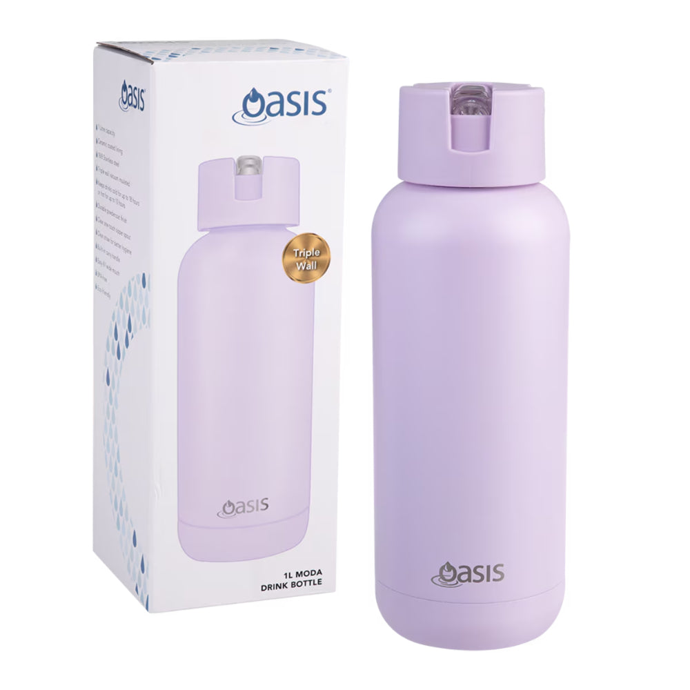 Oasis Moda Triple Wall Insulated Drink Bottle 1L