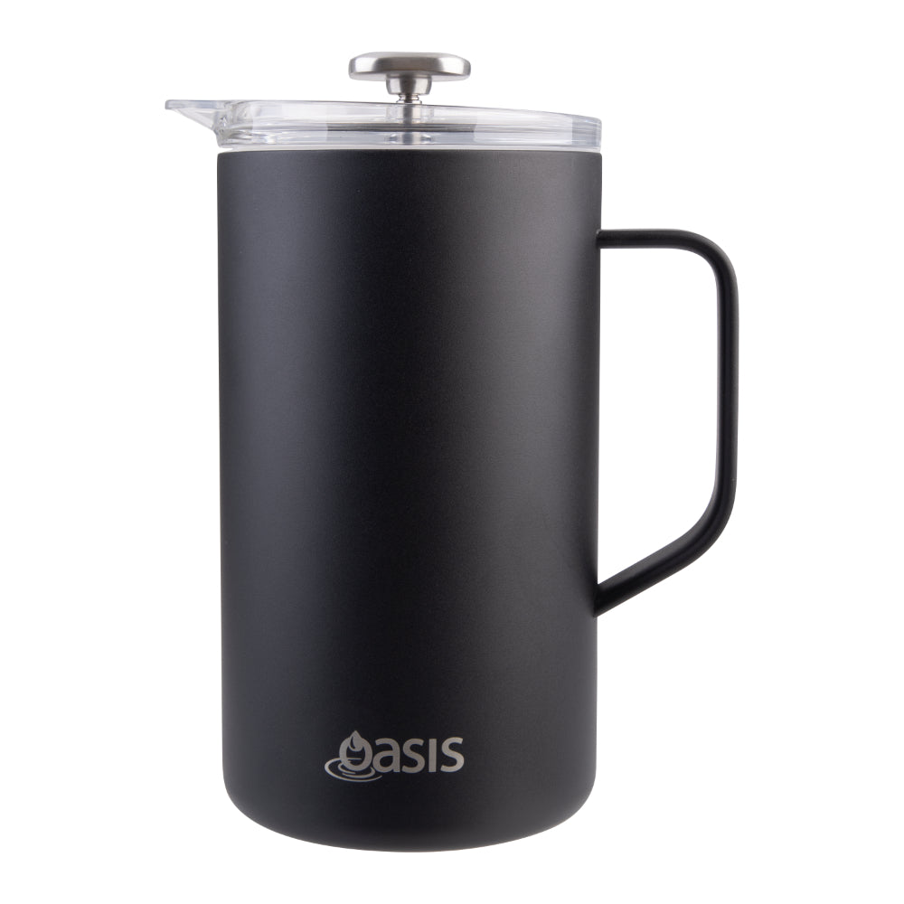 Oasis Stainless Steel Double Wall Insulated Coffee Press 8 Cup