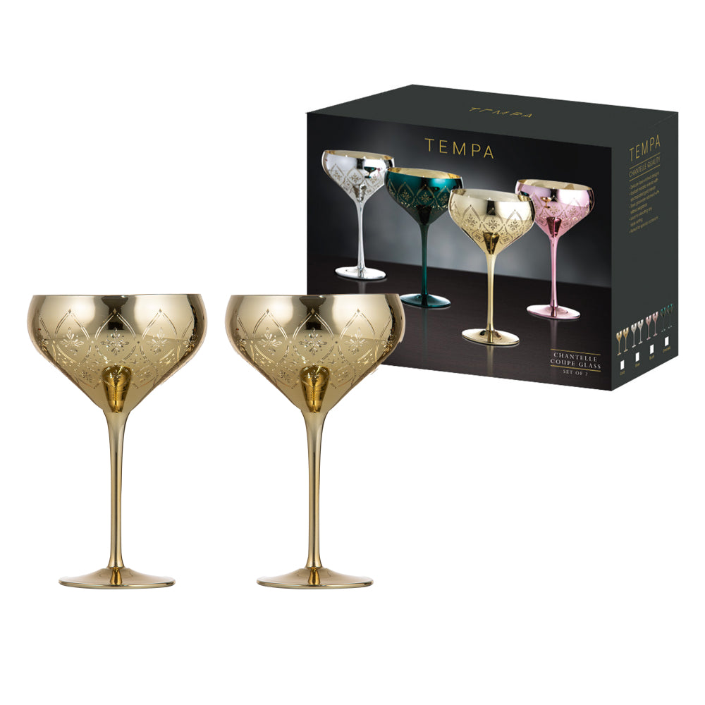 Tempa Chantelle 2 Piece Cocktail Glass Set
