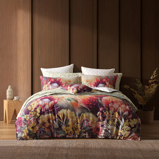 Logan & Mason Bunbury Quilt Cover Set Linen