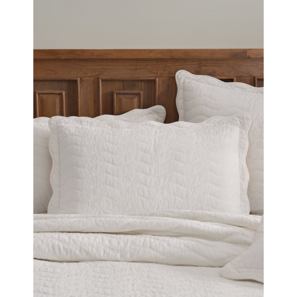 Private Collection Indiana Bedspread Ivory Queen & King Bed