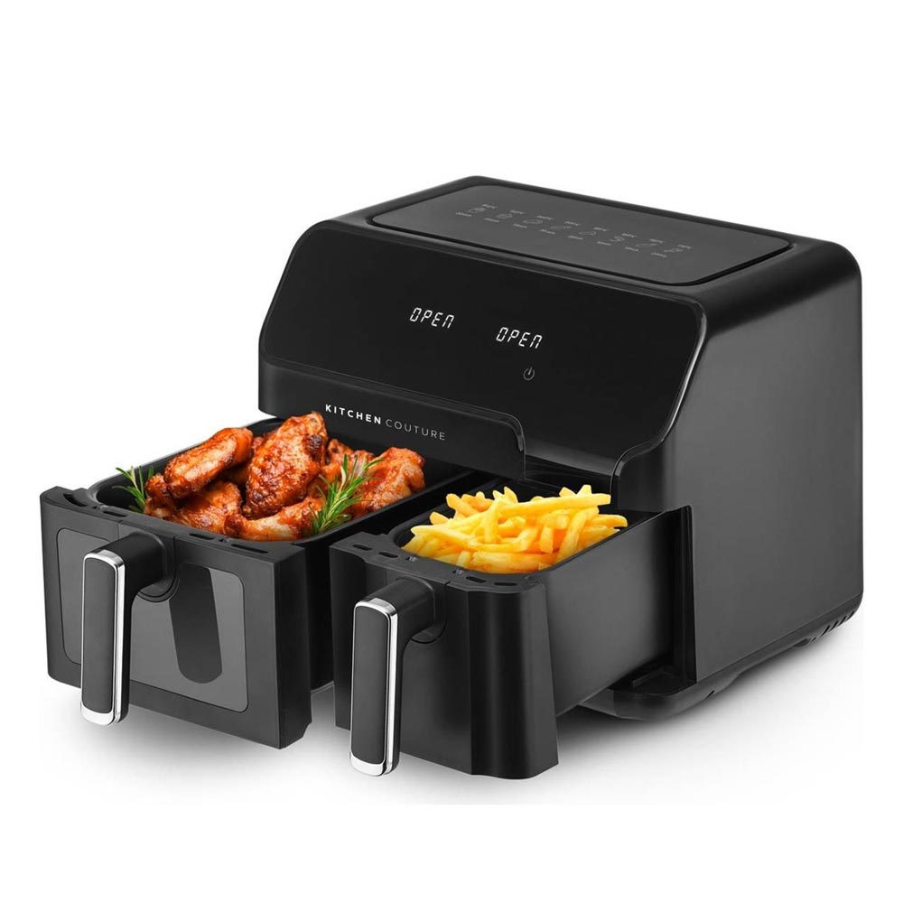 Kitchen Couture 10 Litre Flex View Air Fryer Black