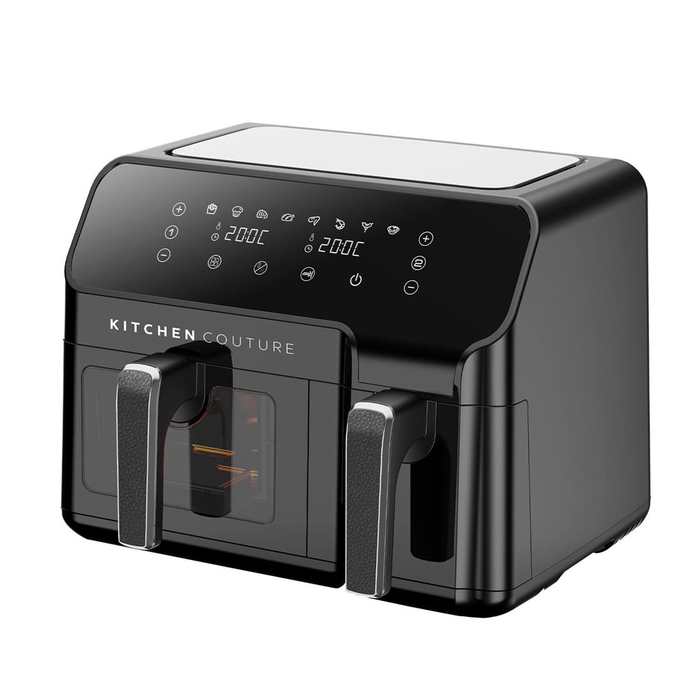 Kitchen Couture 10 Litre Flex View Air Fryer Black