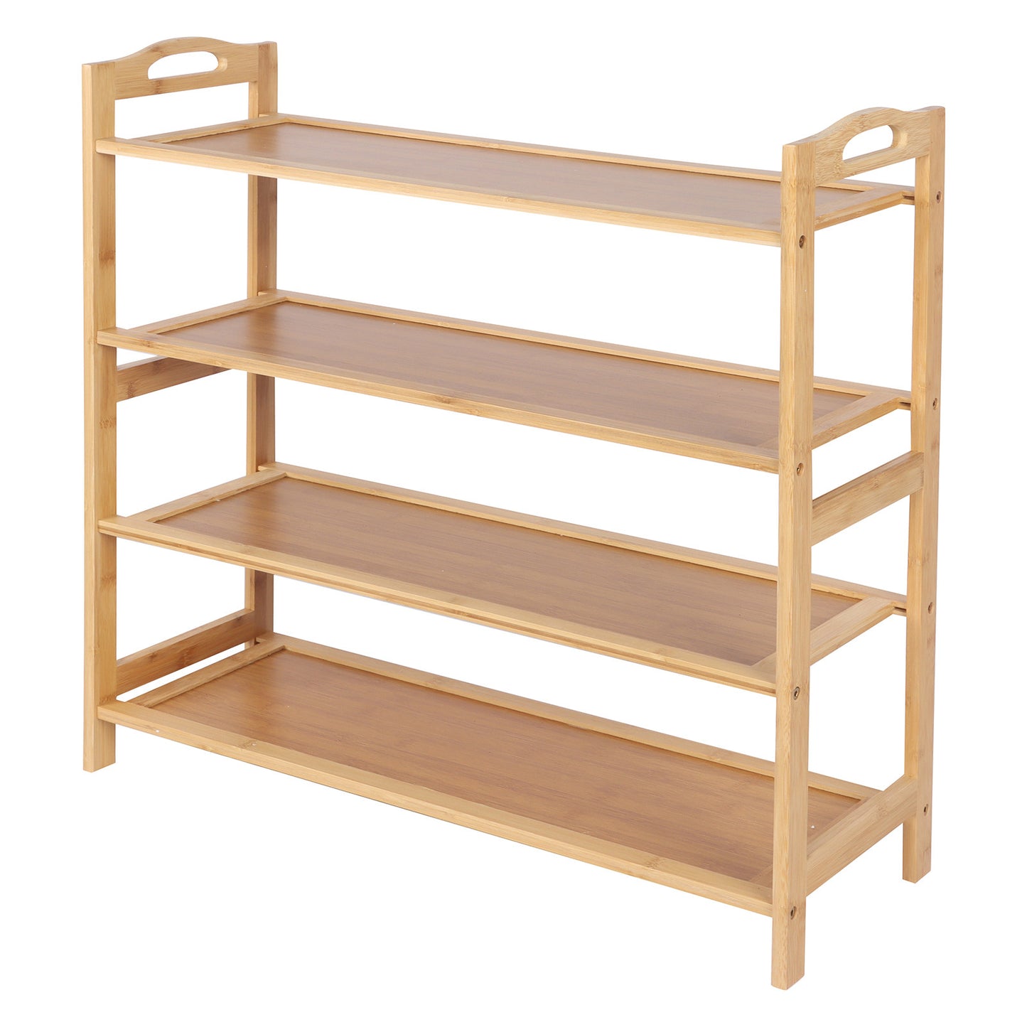 Casa Decor 4 Tier Bamboo Shoe Rack Oak - MyHouse
