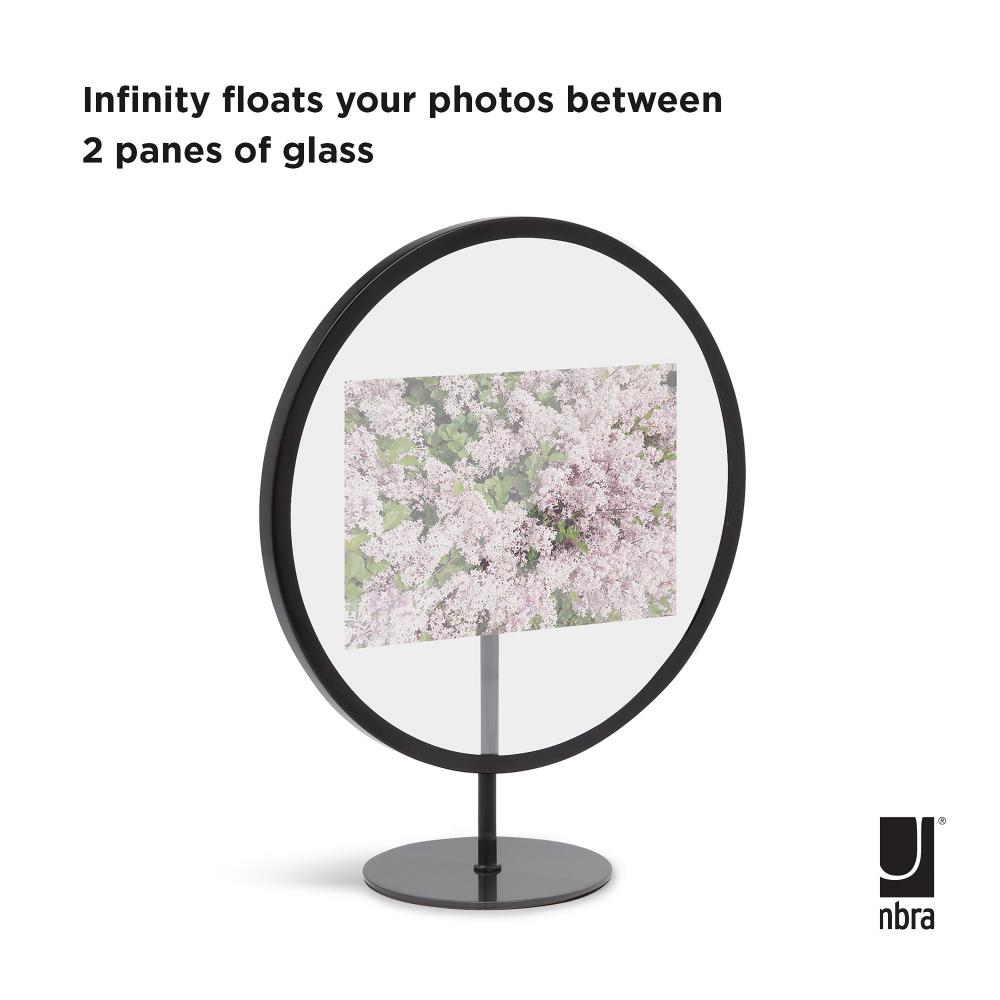 Umbra Infinity Photo Display Frame 4 x 6" Black
