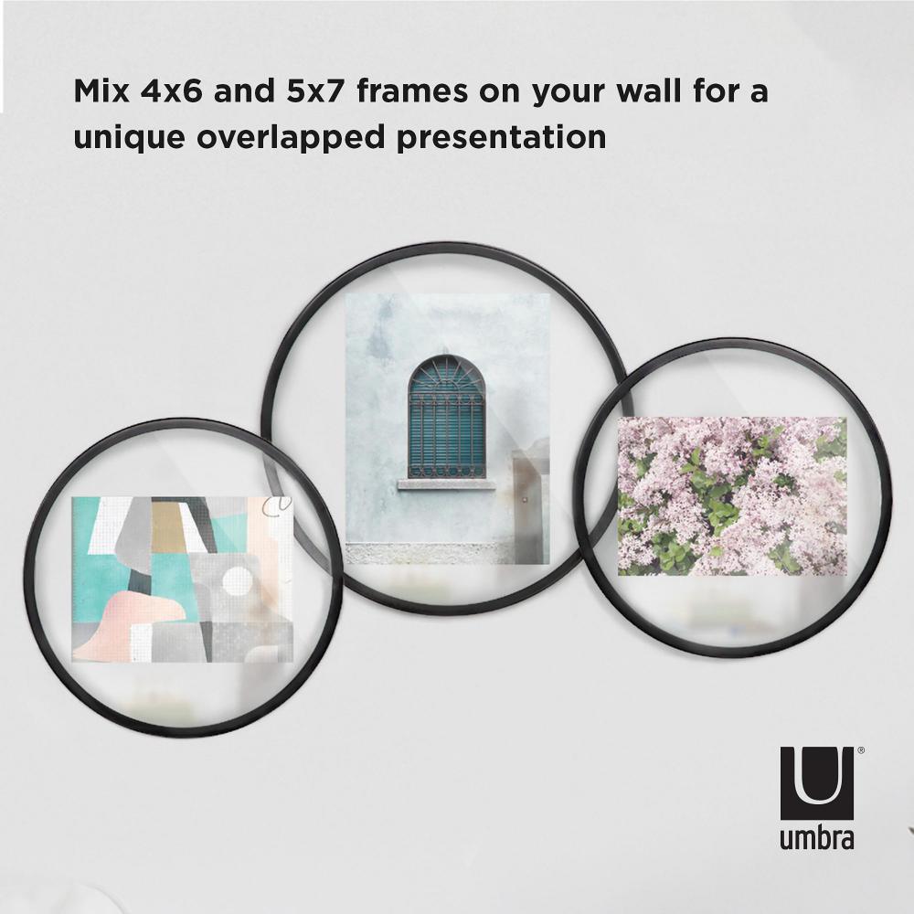 Umbra Infinity Photo Display Frame 5 x 7" Black
