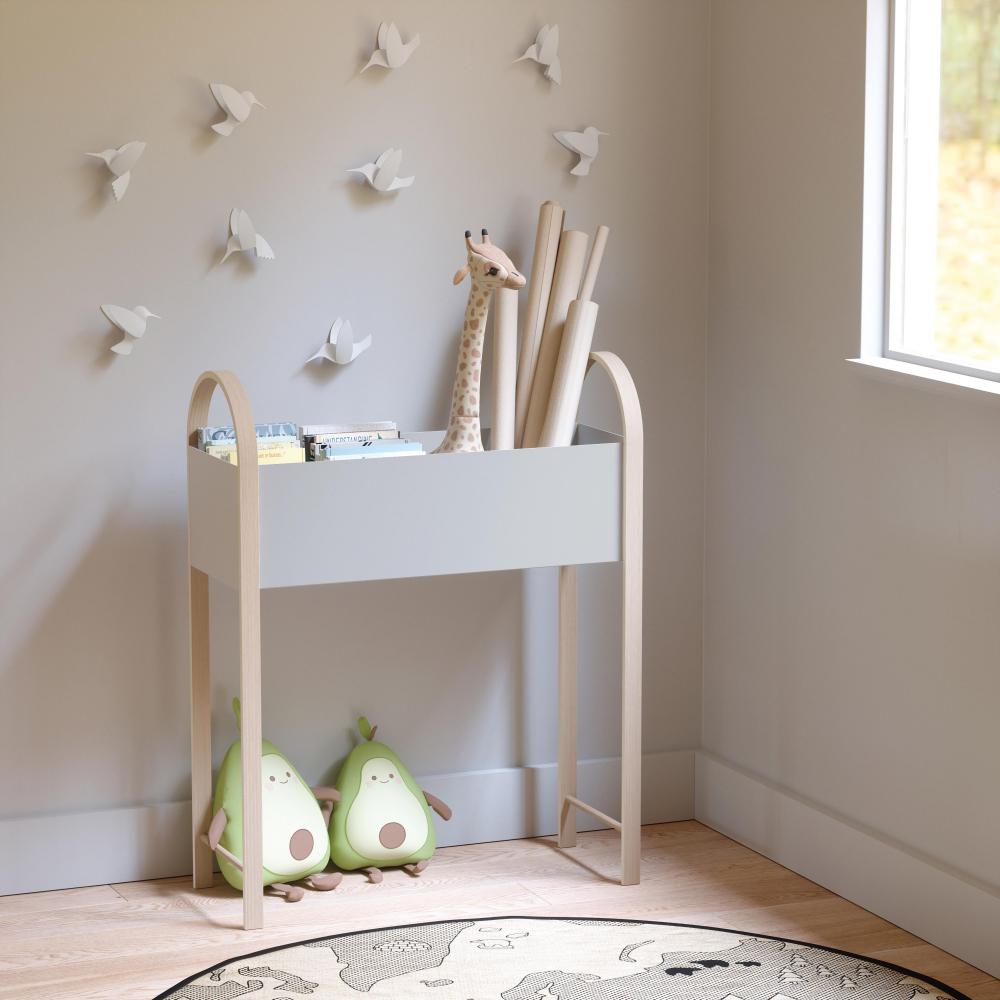 Umbra Bellwood Storage/Planter White/Natural