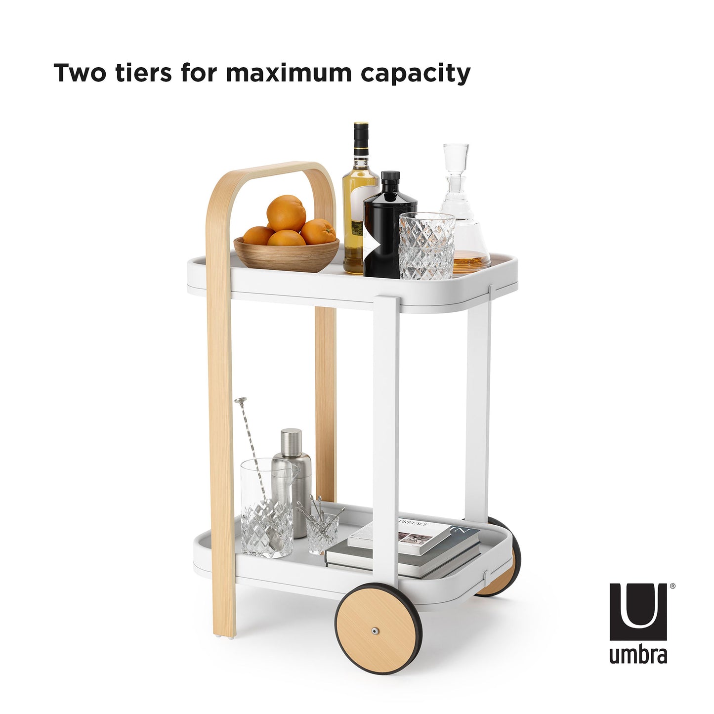 Umbra Bellwood Bar Serving Cart