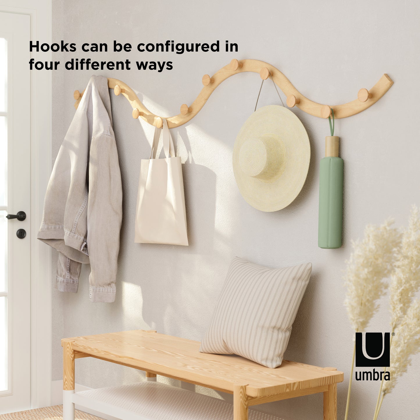 Umbra Slinka Set Of 4 Hooks