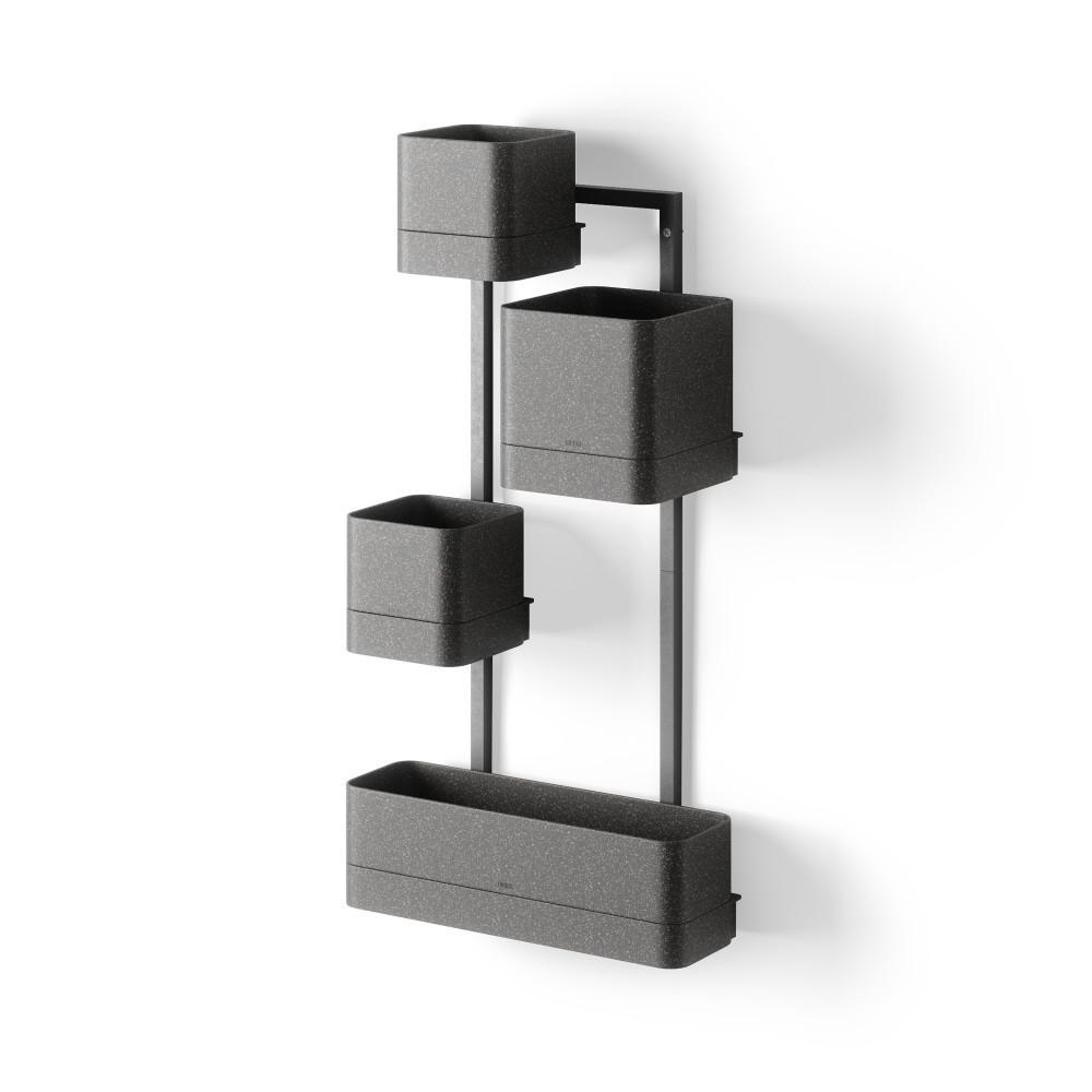 Umbra Cubiko Wall Planter Black