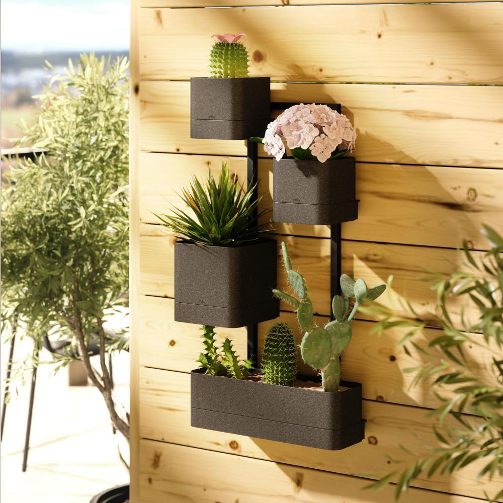 Umbra Cubiko Wall Planter Black