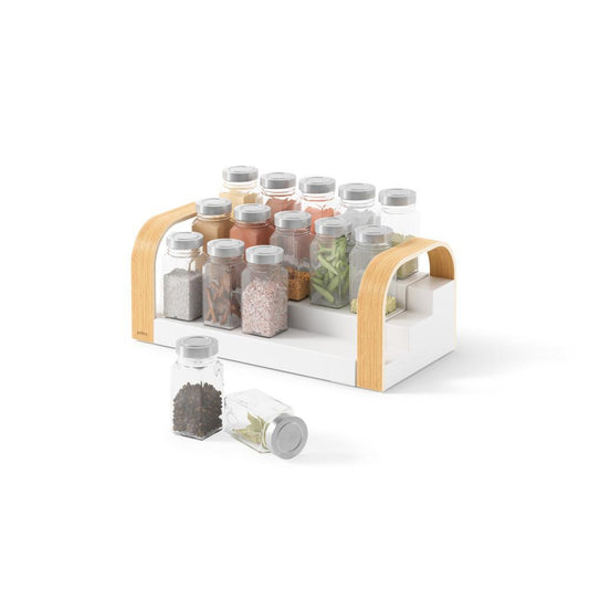 Umbra Bellwood 3 Tier Spice Shelf White/Natural